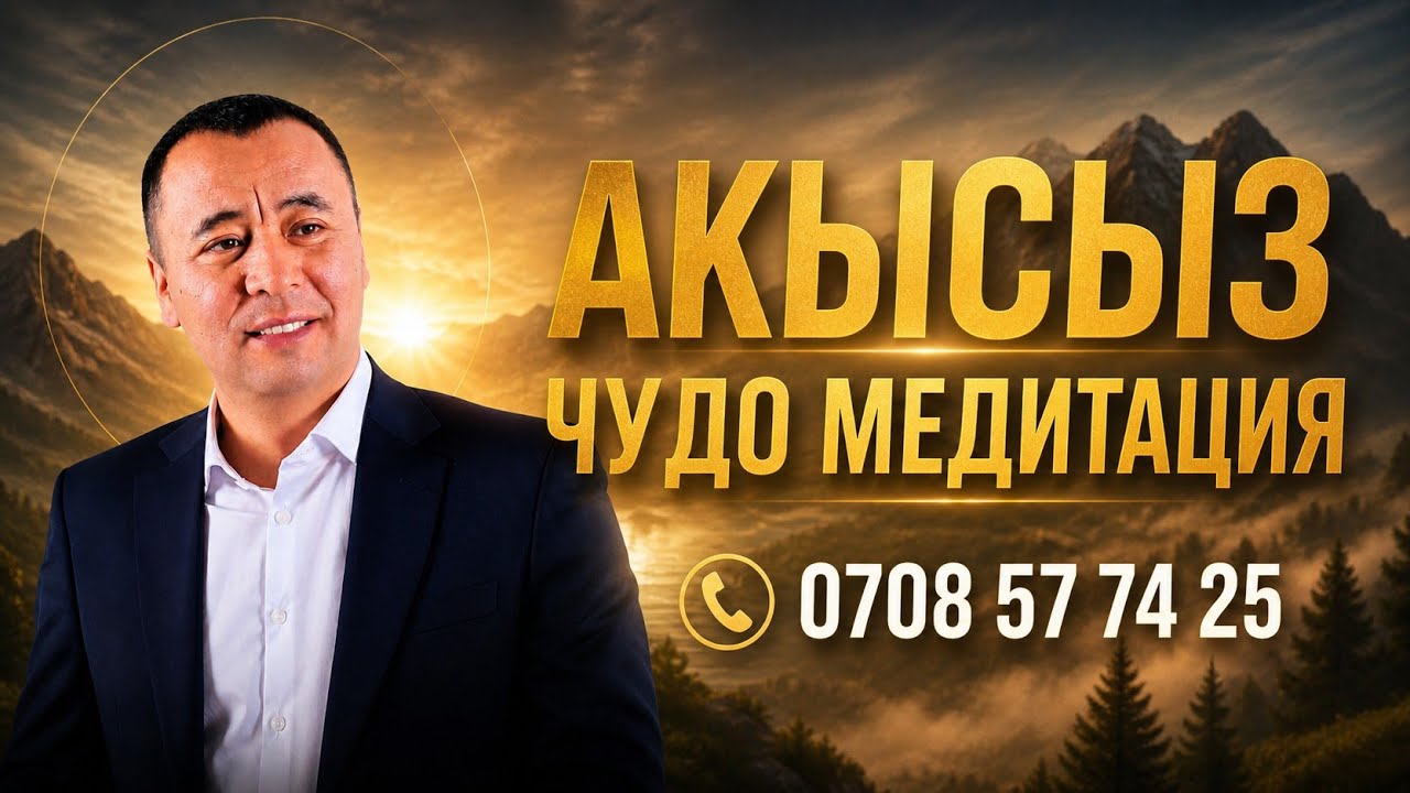 Акысыз медитация! УНИКАЛДУУ | ЧУДО |медитация.