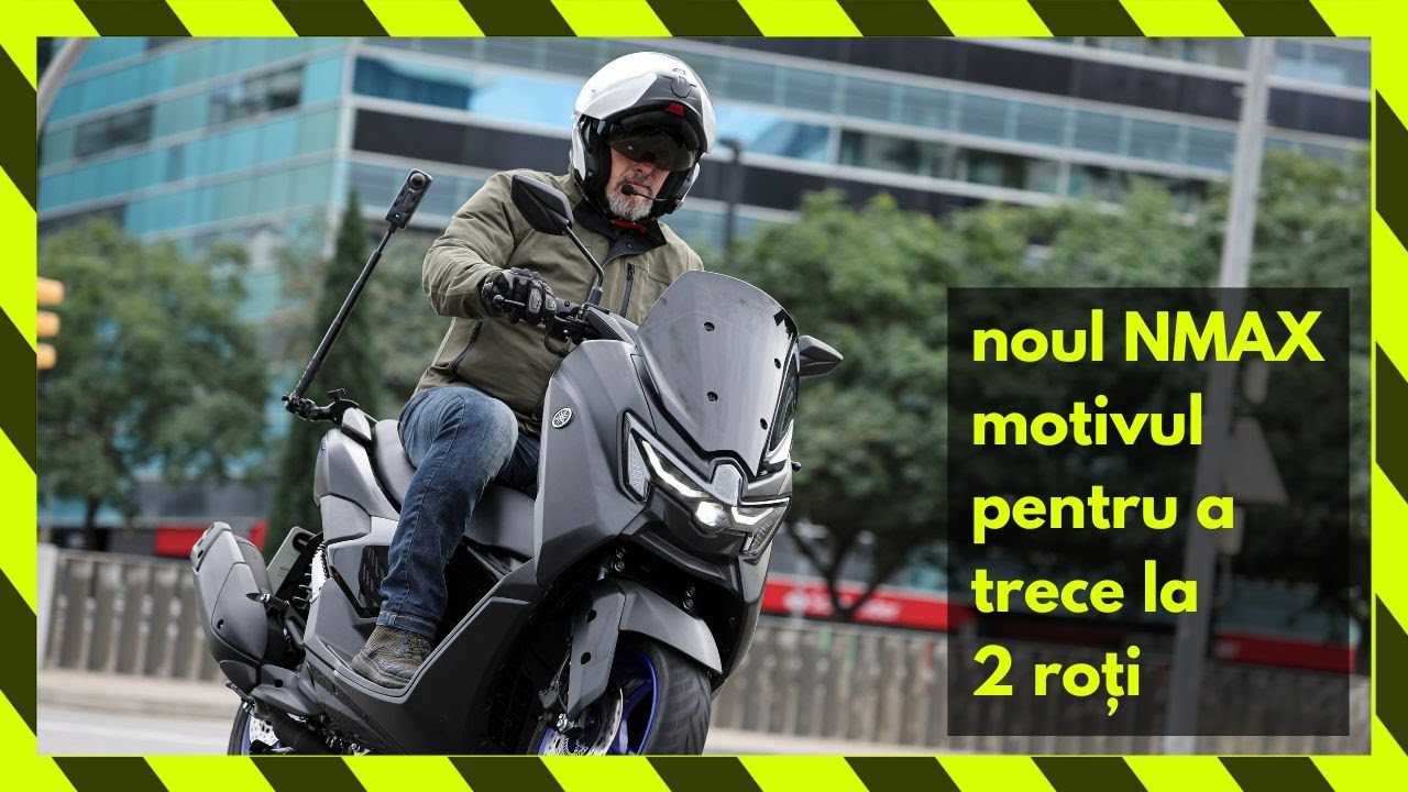 Noul YAMAHA NMAX 125 - află de ce credem că este motivul perfect petru a trece la două roti.