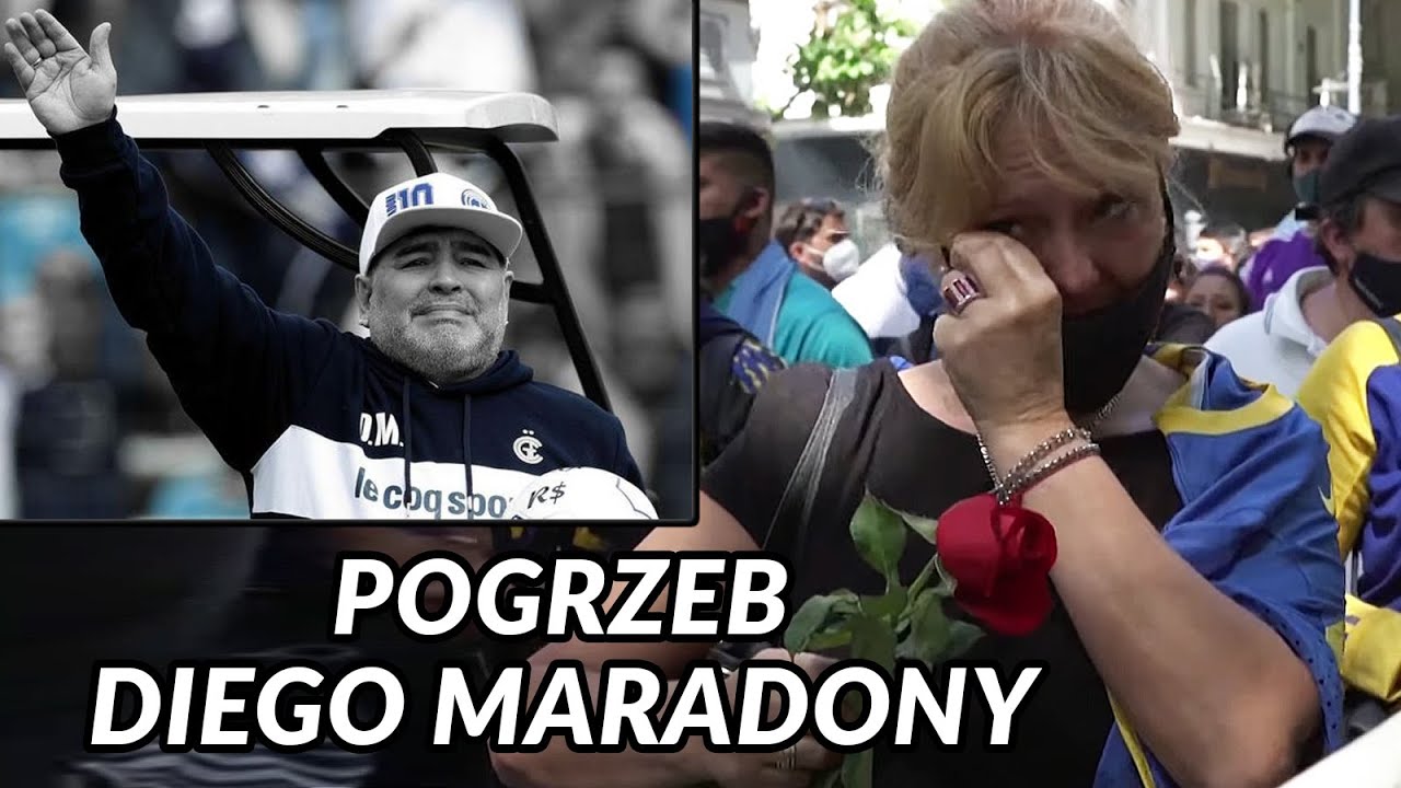 POGRZEB Diego Maradony: Tak wyglądała ostatnia droga BOSKIEGO DIEGO
