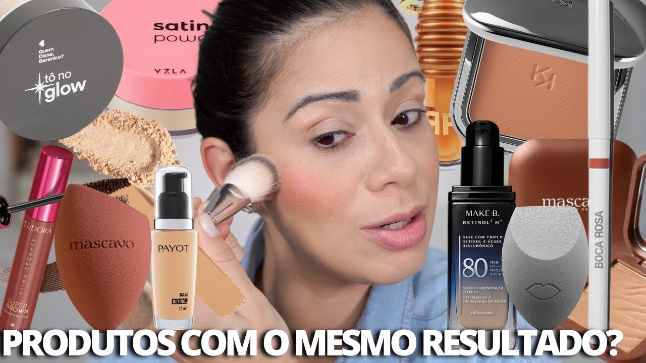 COMPARANDO as MAKES MAIS SUGERIDAS do SEMESTRE | TEM DIFERENÇA?