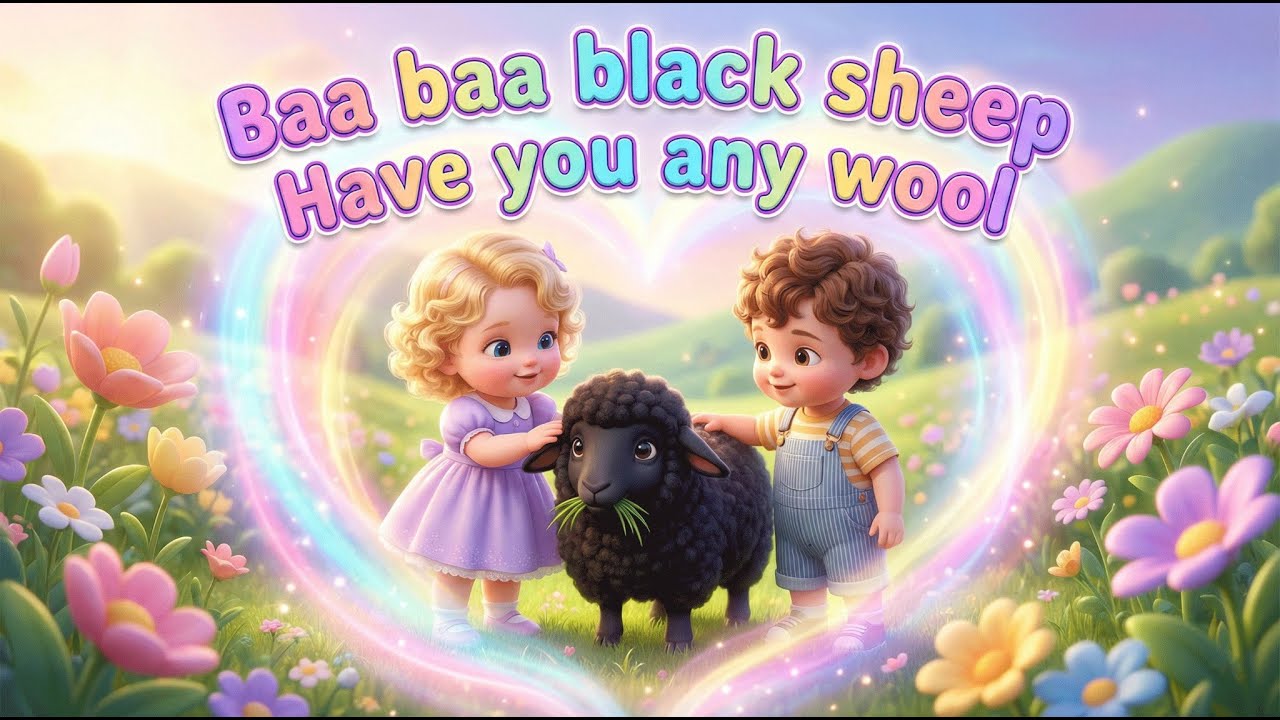 Baa Baa Black Sheep 🐑 | Nursery Rhyme for Kids | Baby Songs & Toddler Rhymes
