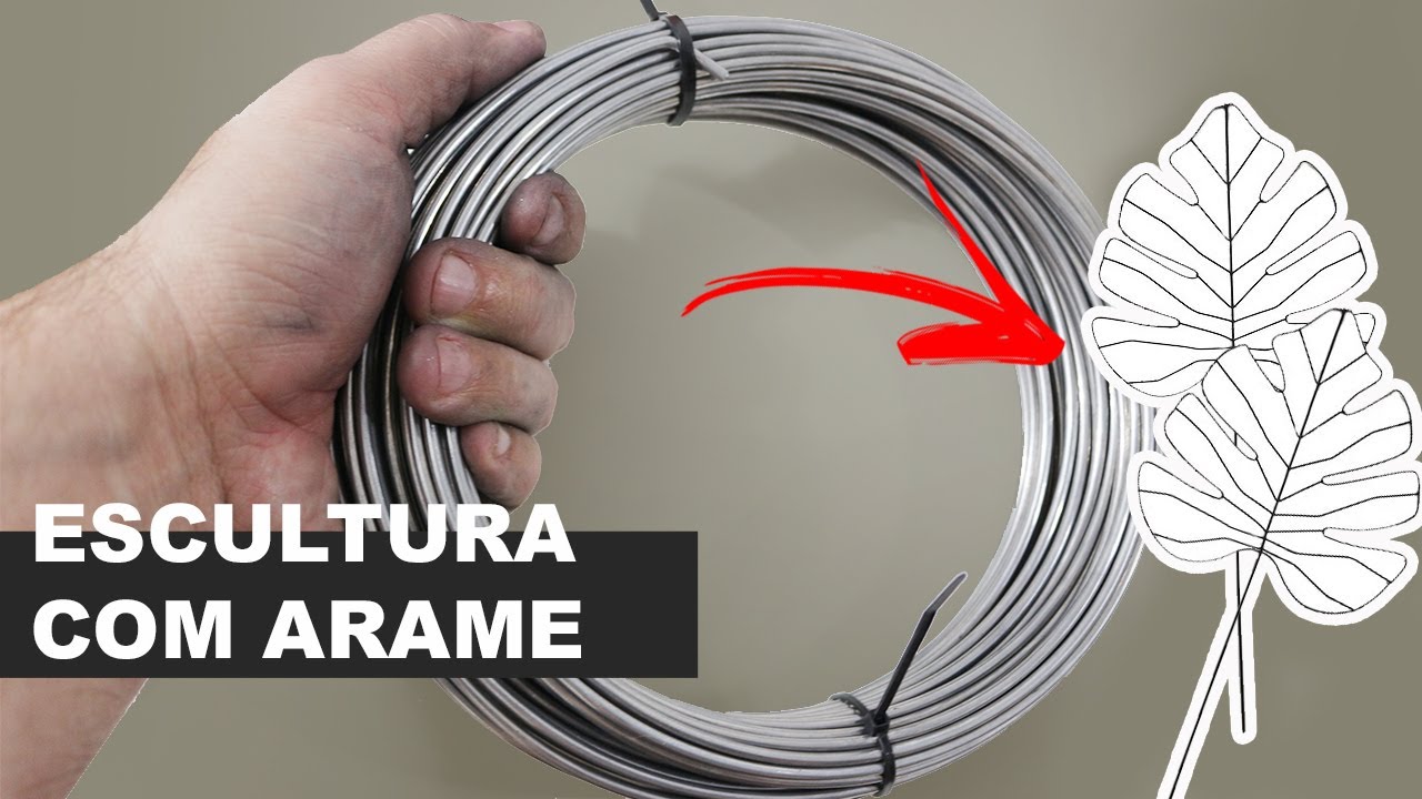 APRENDA DE MANEIRA FÁCIL COMO FAZER LINDAS ESCULTURAS DE ARAME (COSTELA DE ADÃO DE ARAME)