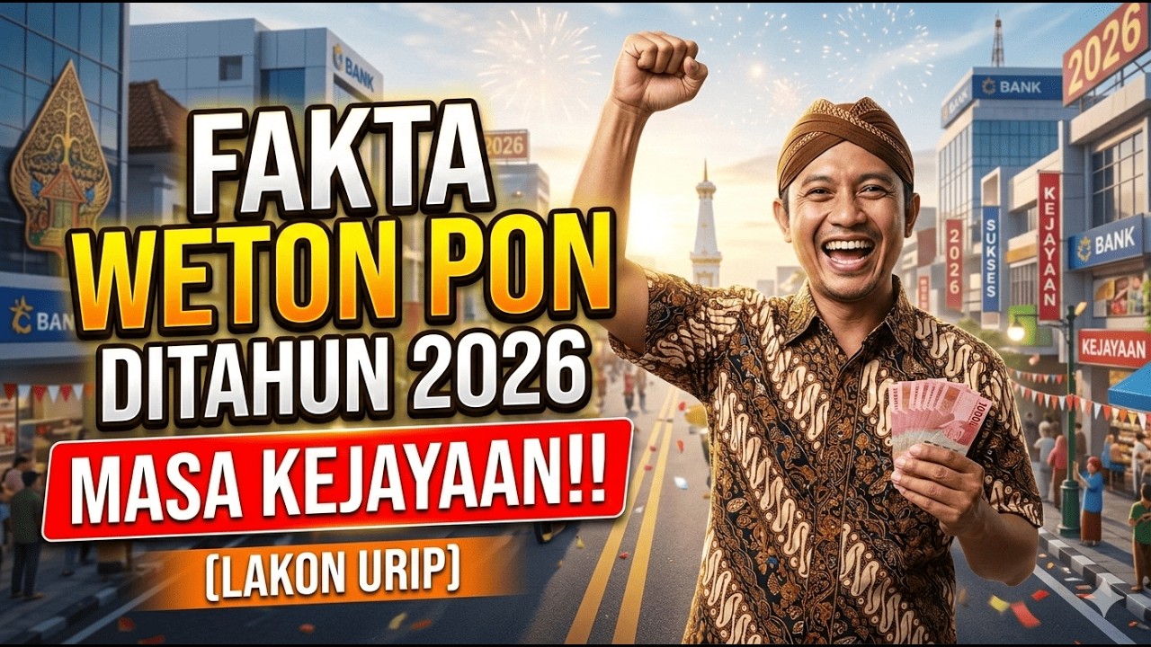 FAKTA WETON PON DITAHUN 2026 ‼️ [MASA KEJAYAAN] LAKON URIP
