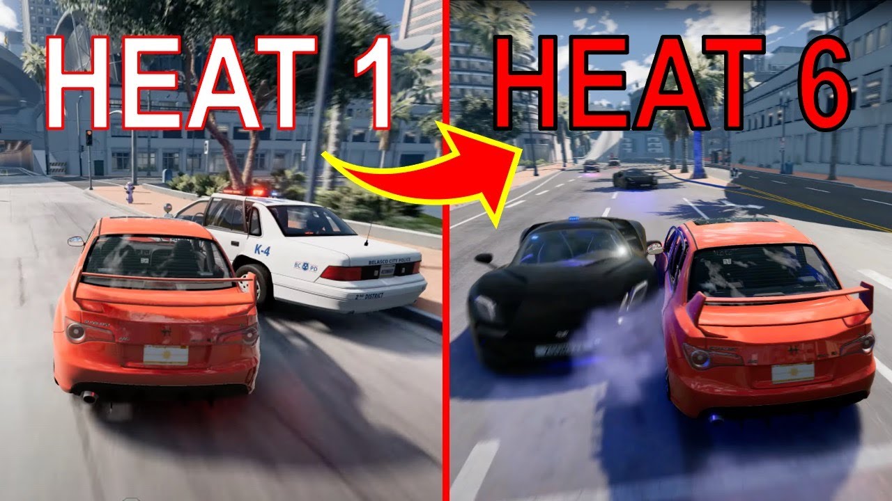 Most Wanted Mission Mod Heat 1-6 Police Chase | BeamNG.drive
