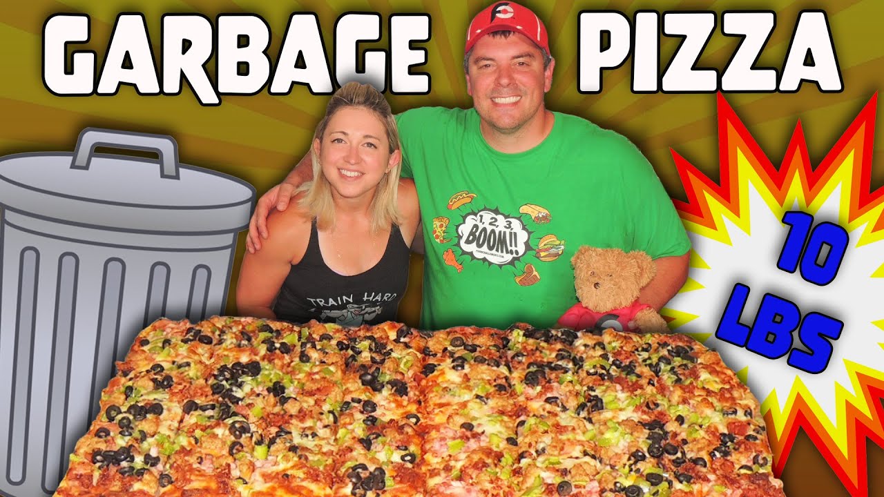 UNDEFEATED 10LB GARBAGE CAN PIZZA CHALLENGE ft. Randy Santel