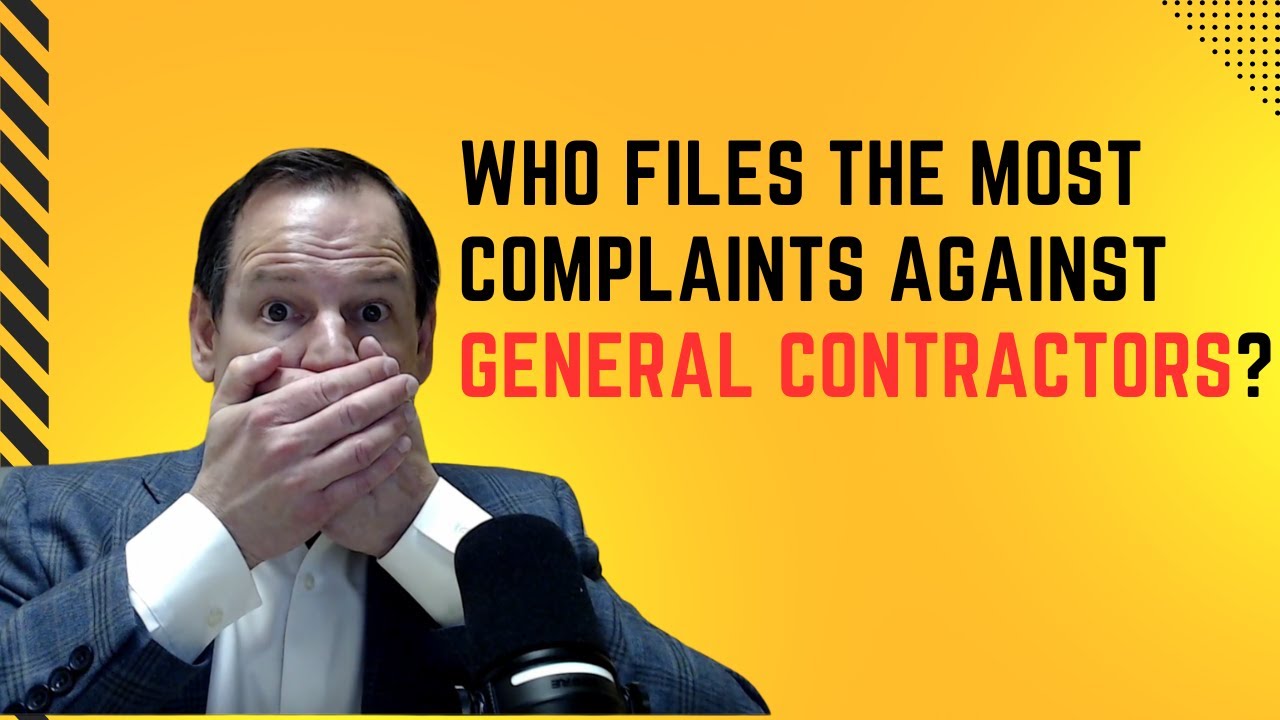 5 Most Common Type People Who File a Complaint Against a GC