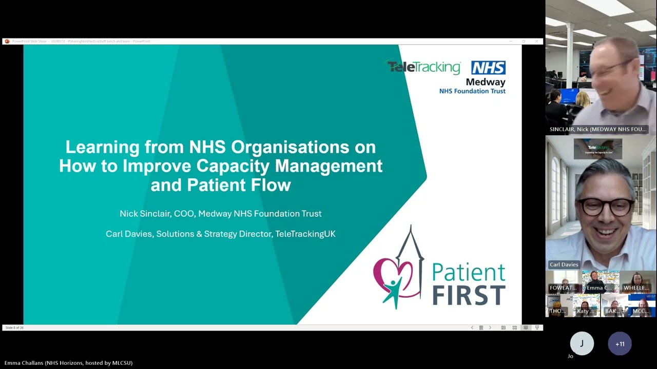 Improving Capacity Management and Patient Flow at Medway NHS Foundation Trust | TeleTracking