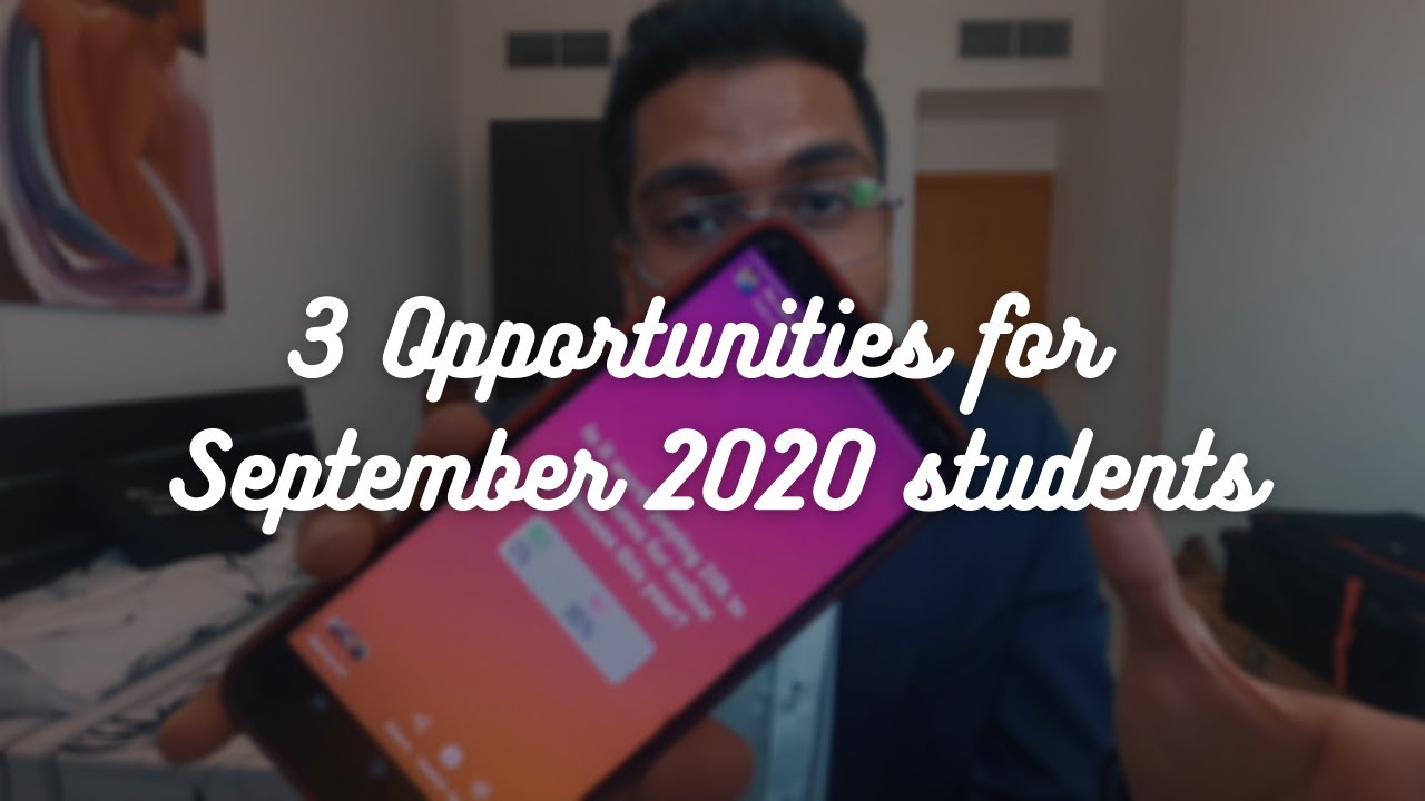 3 OPPORTUNITES FOR SEPTEMBER 2020 STUDENTS IN FRANCE 🇫🇷 #STUDYINFRANCE
