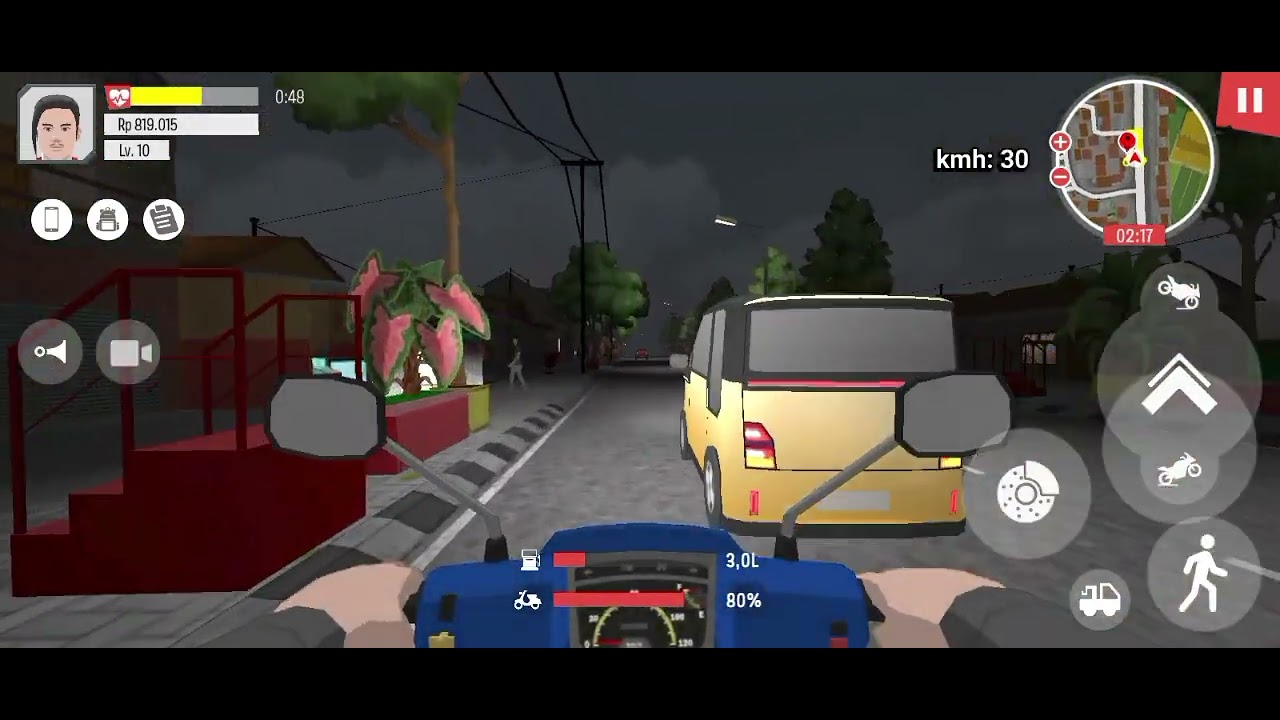 ngejar setoran dan upgrade motor lagi#ojollife#gamesimulatorandroid 