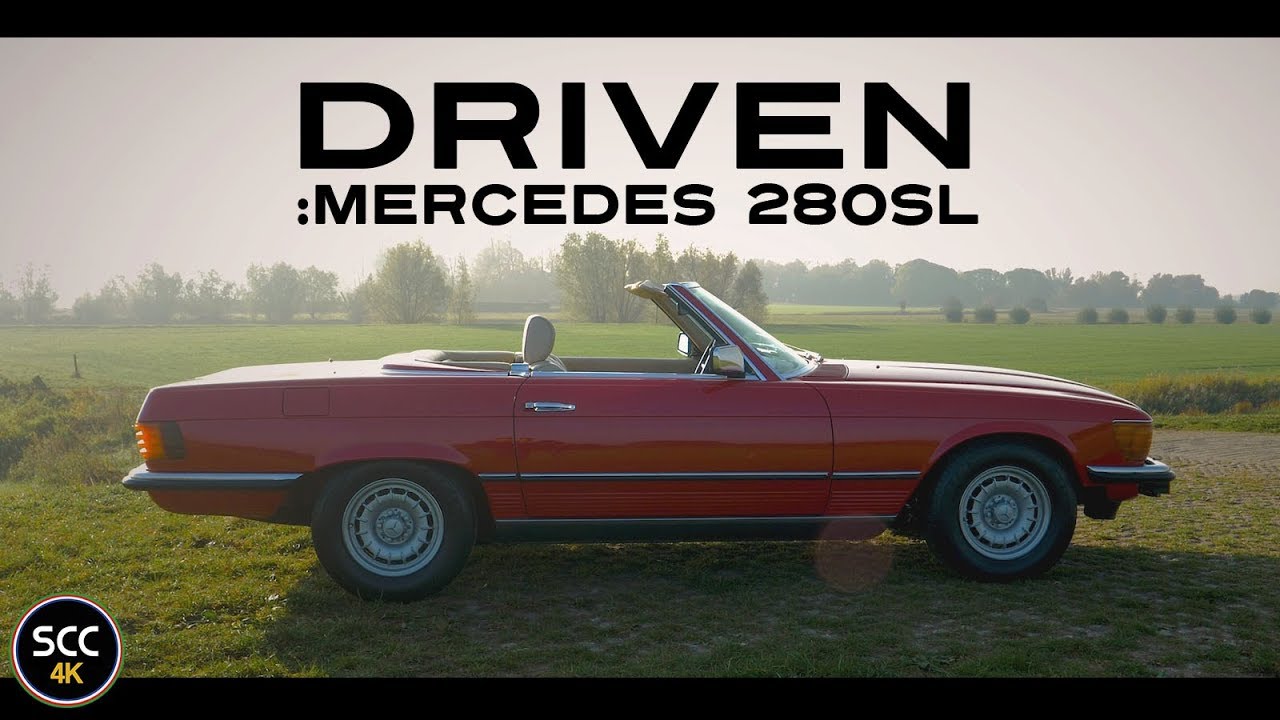 MERCEDES 280 SL | 280SL 1985 | W107 | 4K | Drive in top gear - Mercedes-Benz engine sound | SCC TV