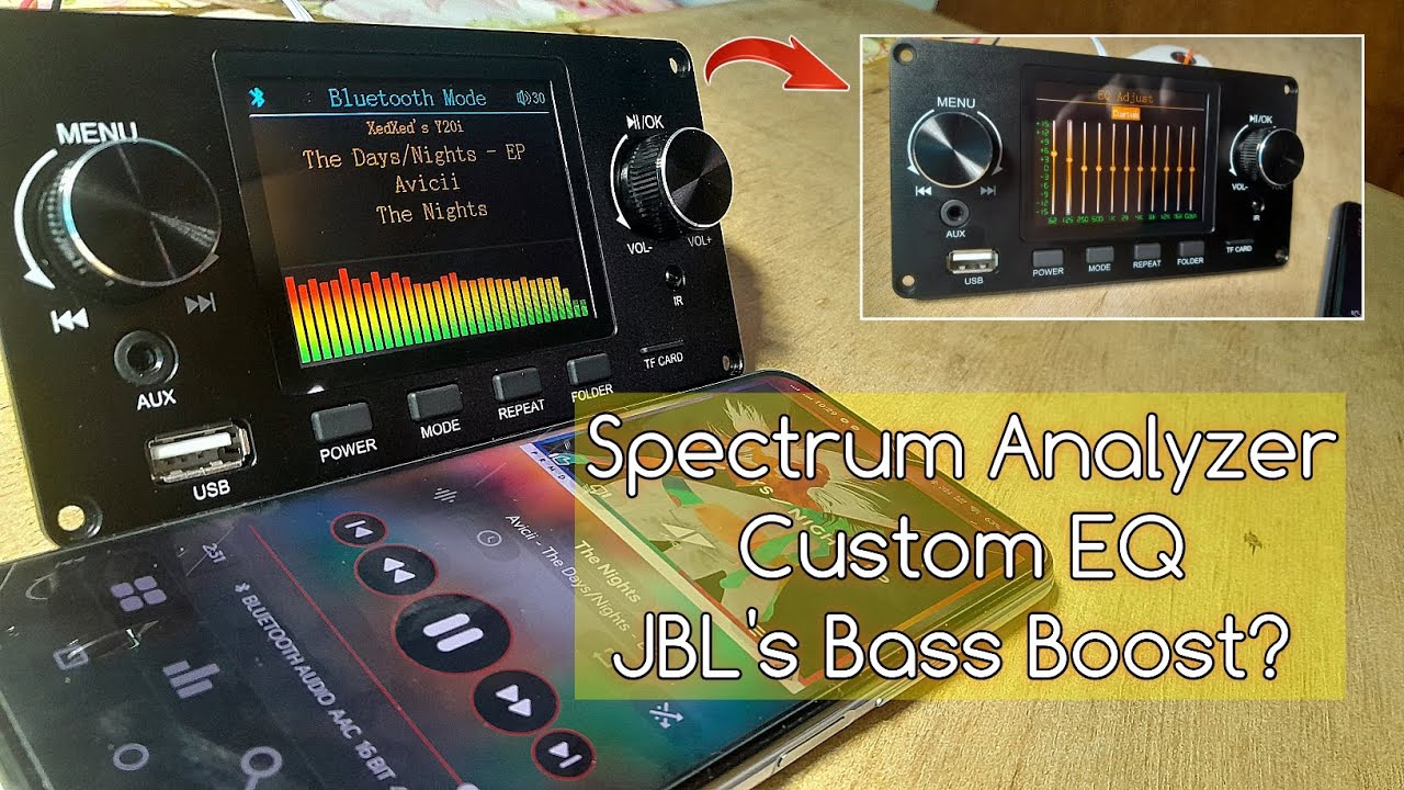Is This the Best Bluetooth Music Player? Crazy EQ #bluetoothspeaker #wirelessaudio #equaliser #ampli