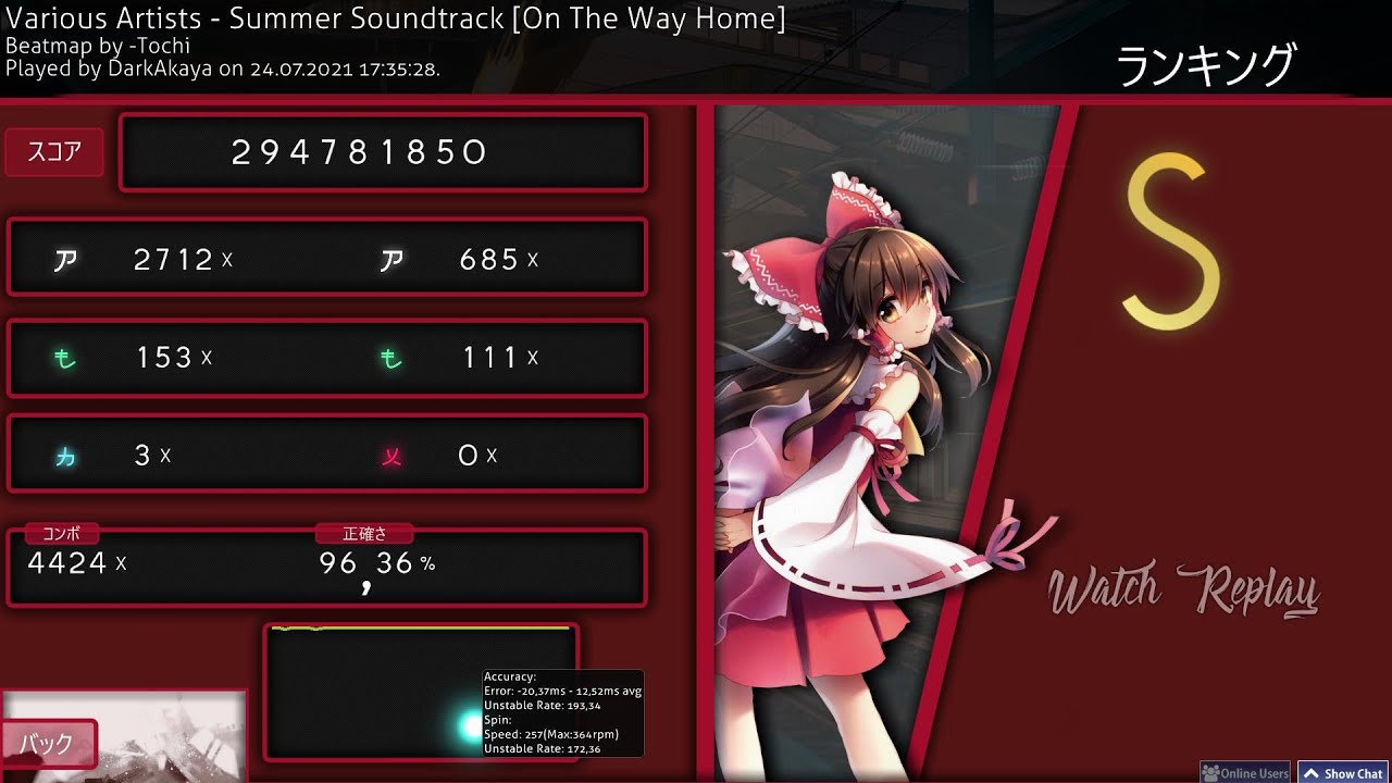 First try FC on the map from -Tochi 