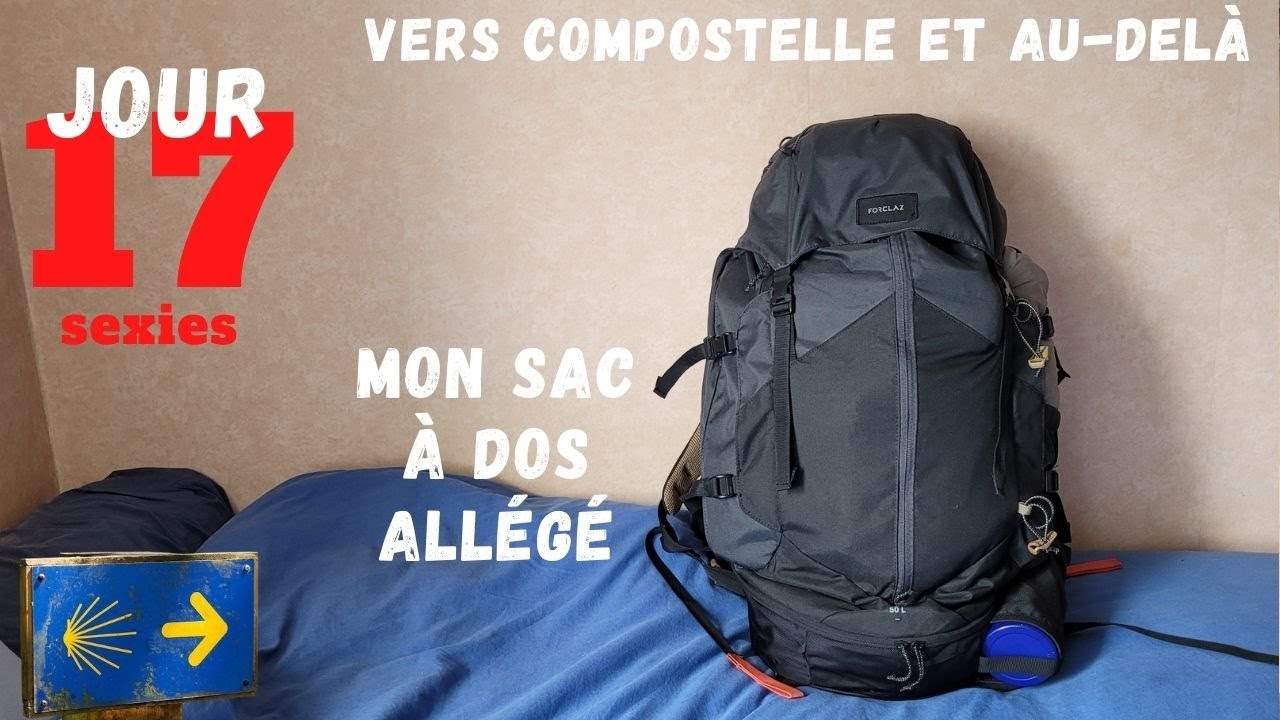 Jour 17sexies : Mon sac à dos allégé - Vers COMPOSTELLE et au-delà ! GR65/Camino France #compostelle