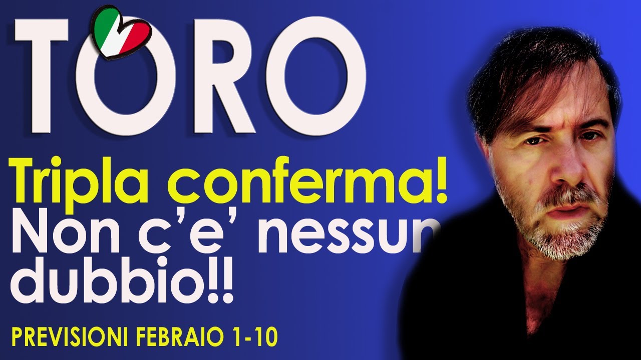 TORO ♉ Tripla conferma - non c'e nessun dubbio! Lettura Tarocchi Febbraio 1-10