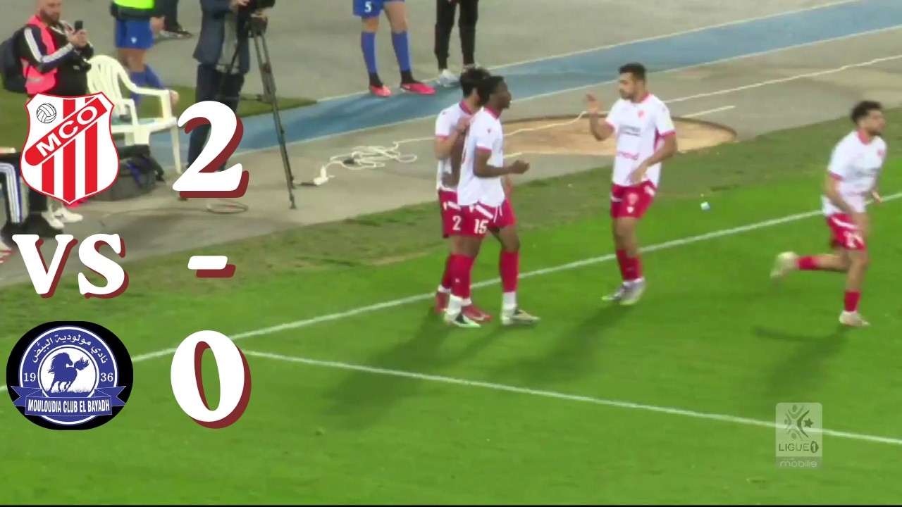 MCO VS MCEB (2-0), RÉSUMÉ ET BUTS DU MATCH.