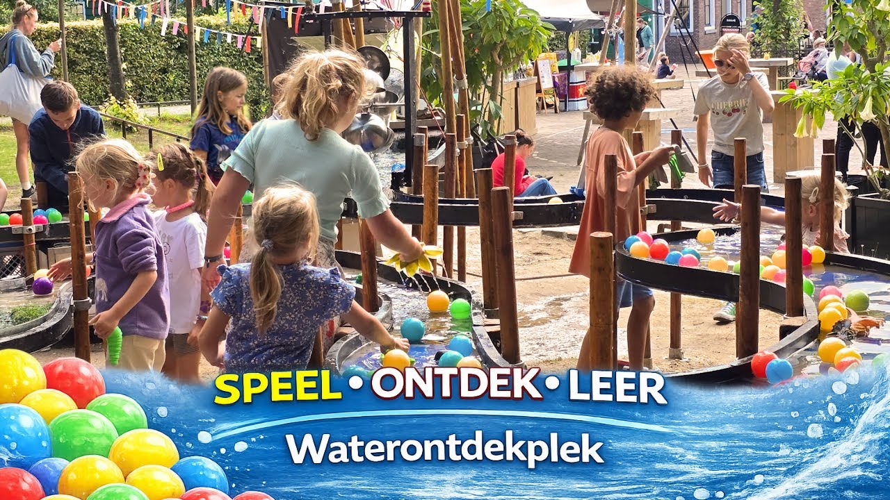 🎉 Mobiele WaterOntdekPlek – De leukste educatieve waterbaan voor kinderen!