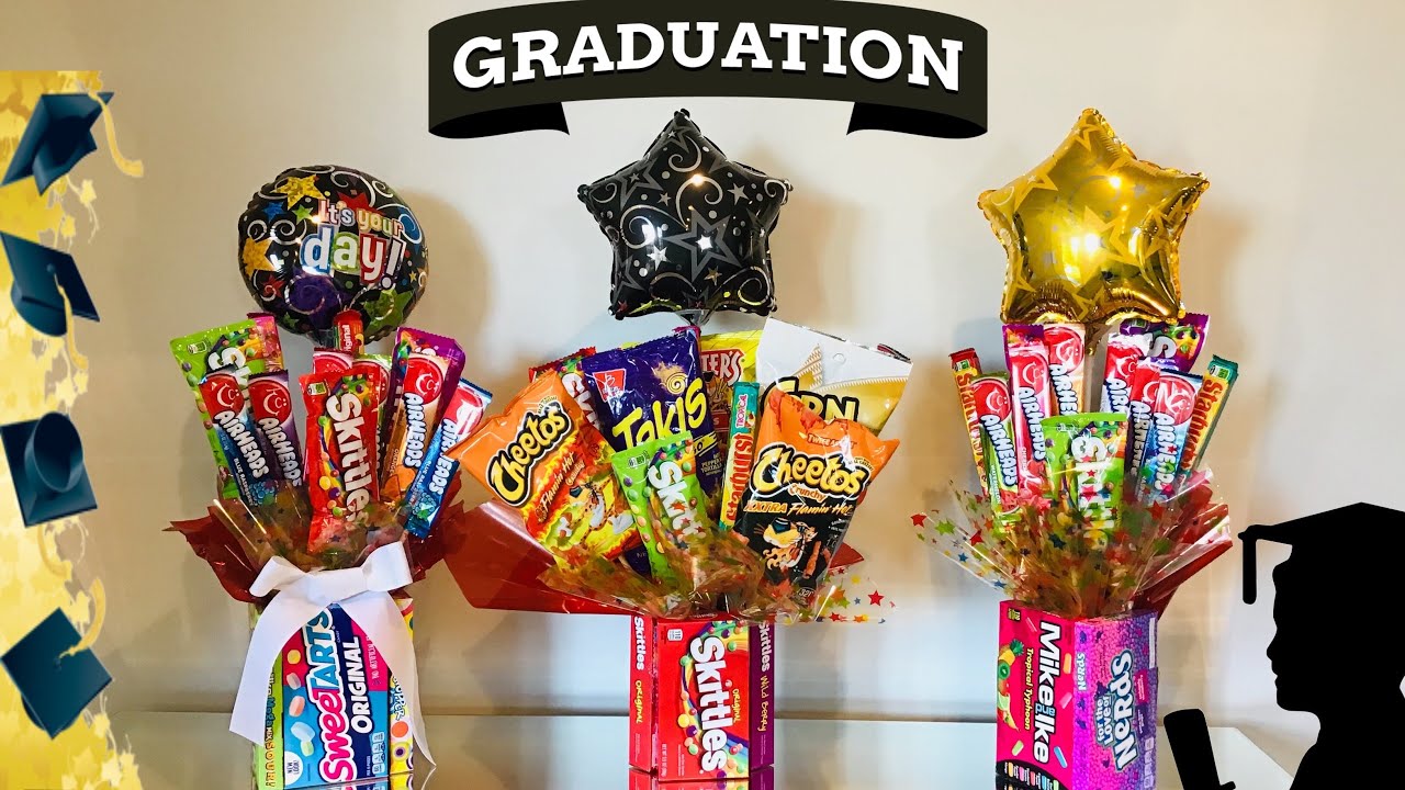 Regalos Para Graduación (fácil y rápido) Graduation Gifts/ DIY CANDY BOUQUET