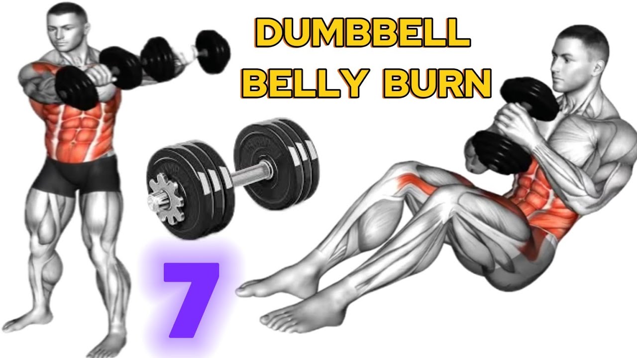 Dumbbell Belly Fat Loss Workout | Burn Stubborn Belly Fat with Weights