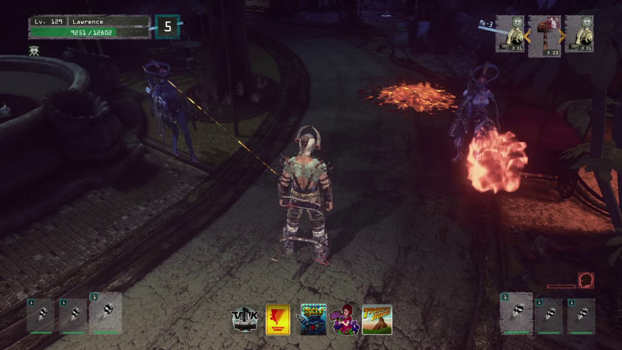 LET IT DIE White Steel armor set, endurance stress test