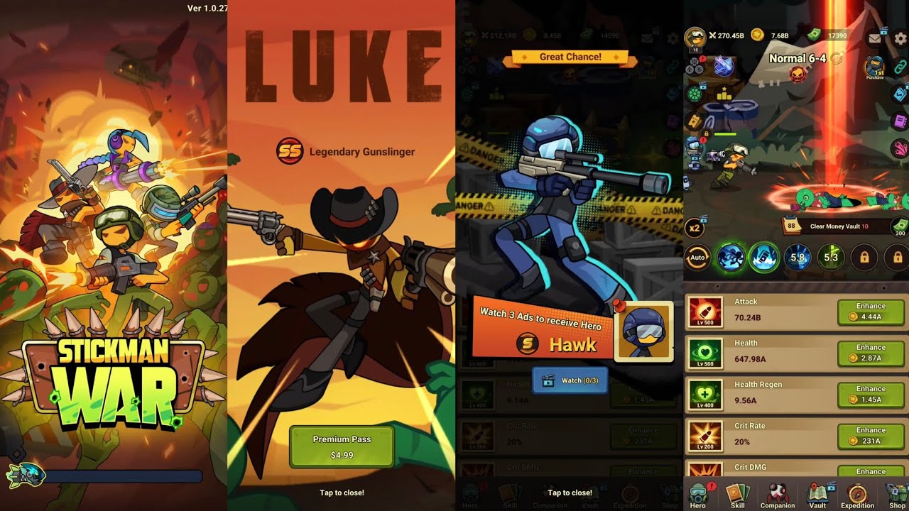 Stickman War: Epic Idle RPG Gameplay Part 4
