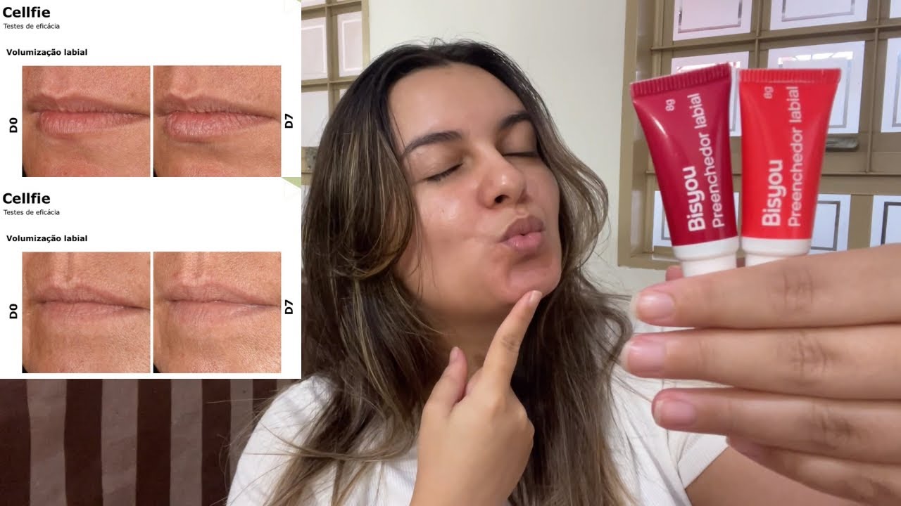 Lábios mais volumosos com Bisyou preenchedor labial