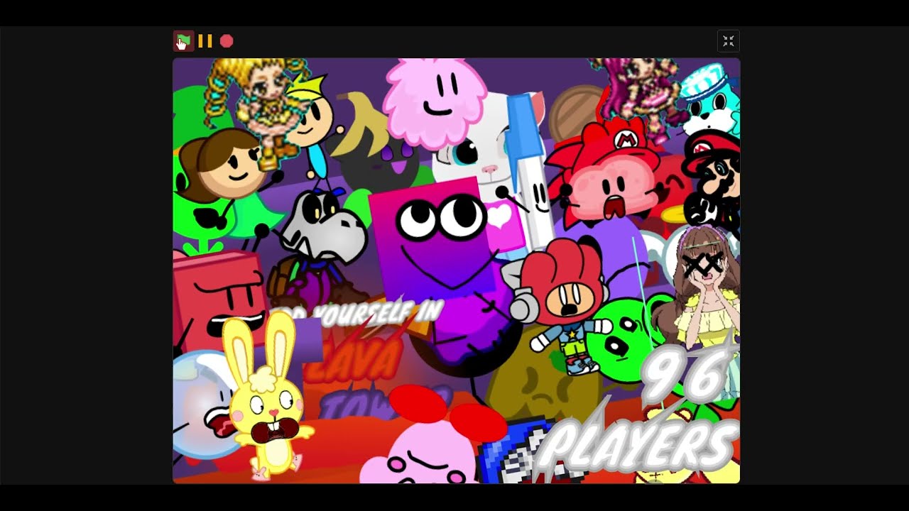 AY in Lava Tower! 96 Players