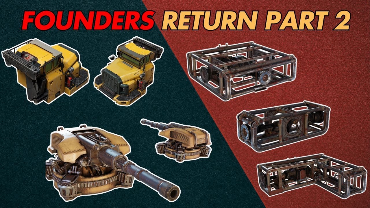 FOUNDERS RETURN WITH MORE GOODS! NEW FRAMES?! - Crossout | Part 2