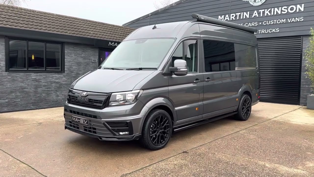2020 (70) MAN TGE 140 л.с. с автоматической коробкой передач MWB с высокой крышей, 4-местный кемп...