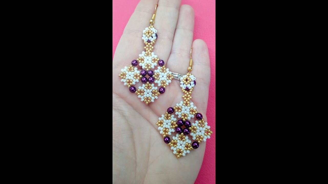 #26Tutorial modulo Merletto: rocailles 11/0 e perle 4mm