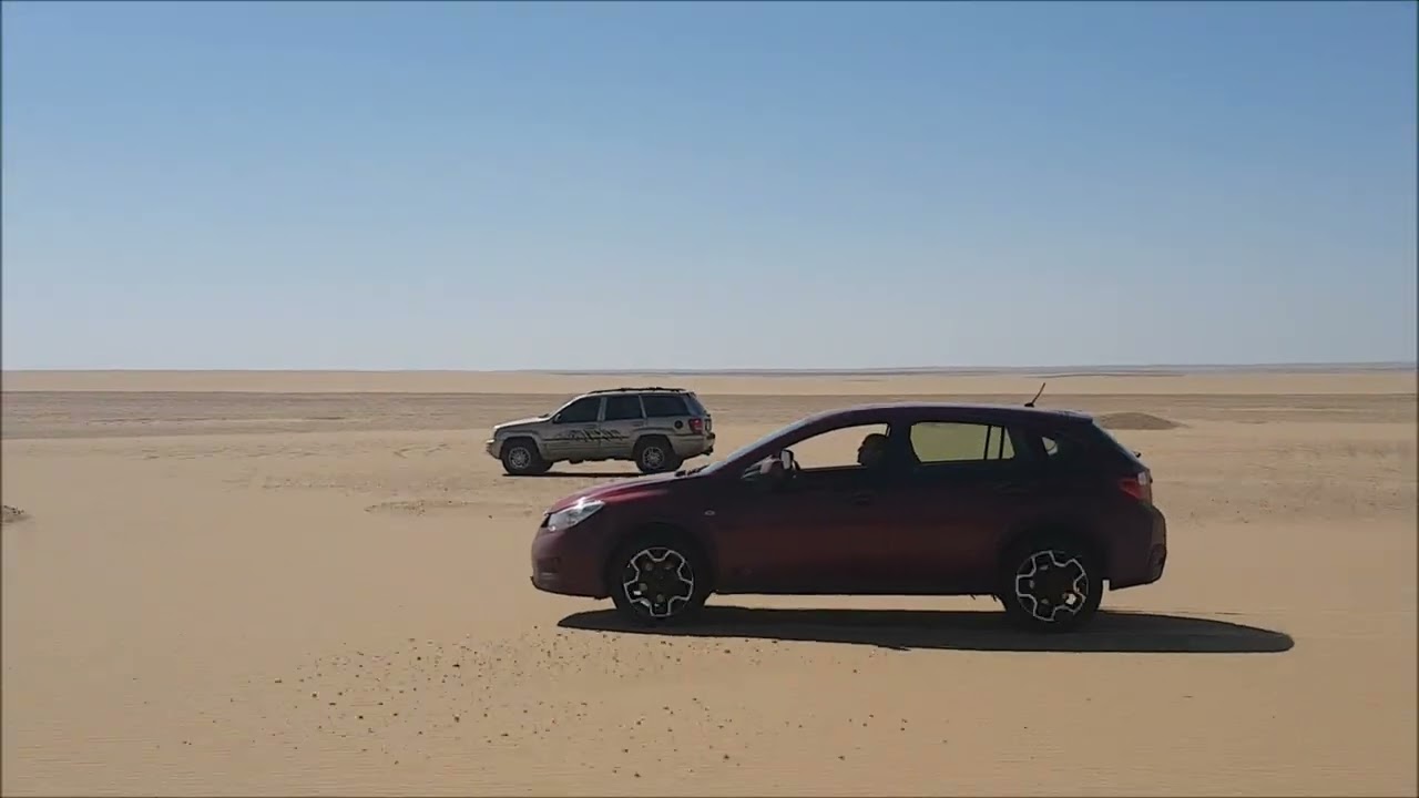Subaru XV Desert Run around Cairo Egypt Offroad