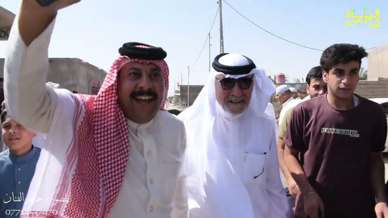 استقبال مهيب من عشيرة بيت حمدان الاستقبال الشيخ حميد صيهود بمناسبة عودة من الحج
