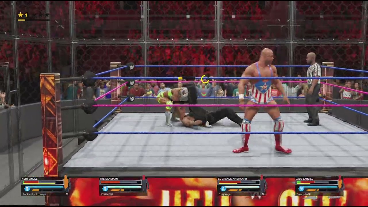 WWE 2K25 Hell in the cell MADNESS 😭🤣