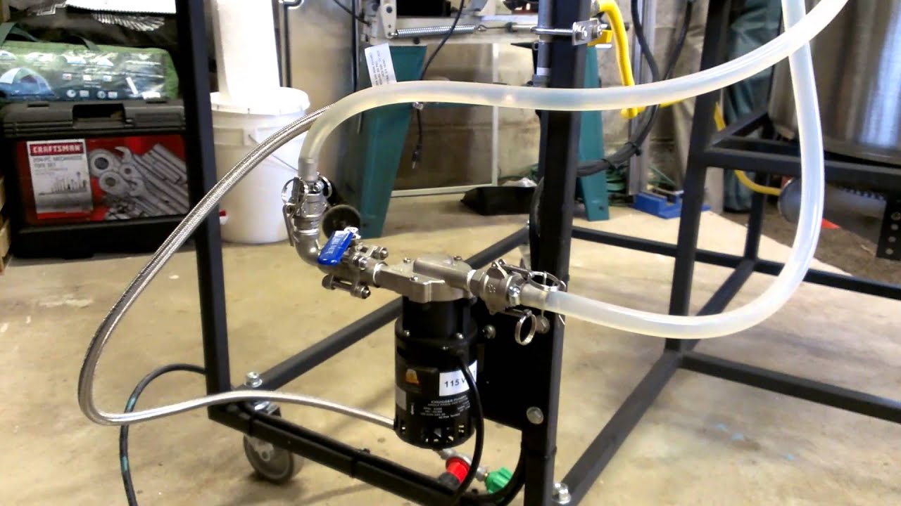 Chugger pump on my new half barrel brew system