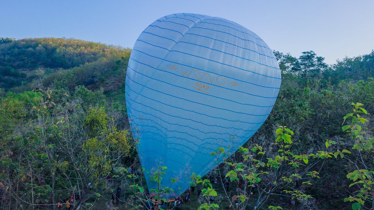 Balon Udara Ponorogo WONONGAB Dari Dataran Tinggi Tibet Himalaya Jawa Indonesia
