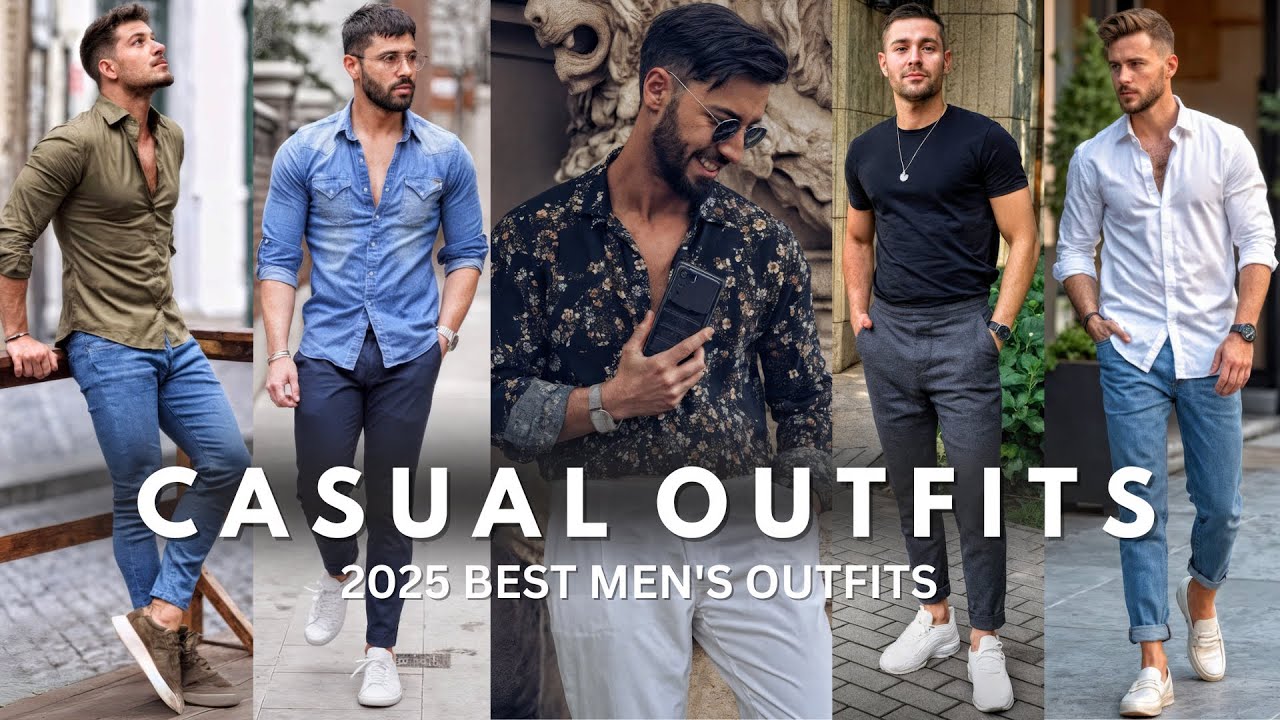 Best Casual Outfits For Men | Men's Fashion Ideas 2025 | Summer Outfit Ideas For Men