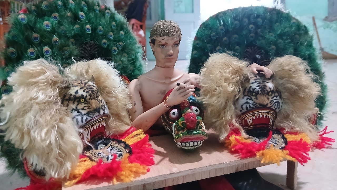 Vlog Pengrajin miniatur reog prabu miniatur