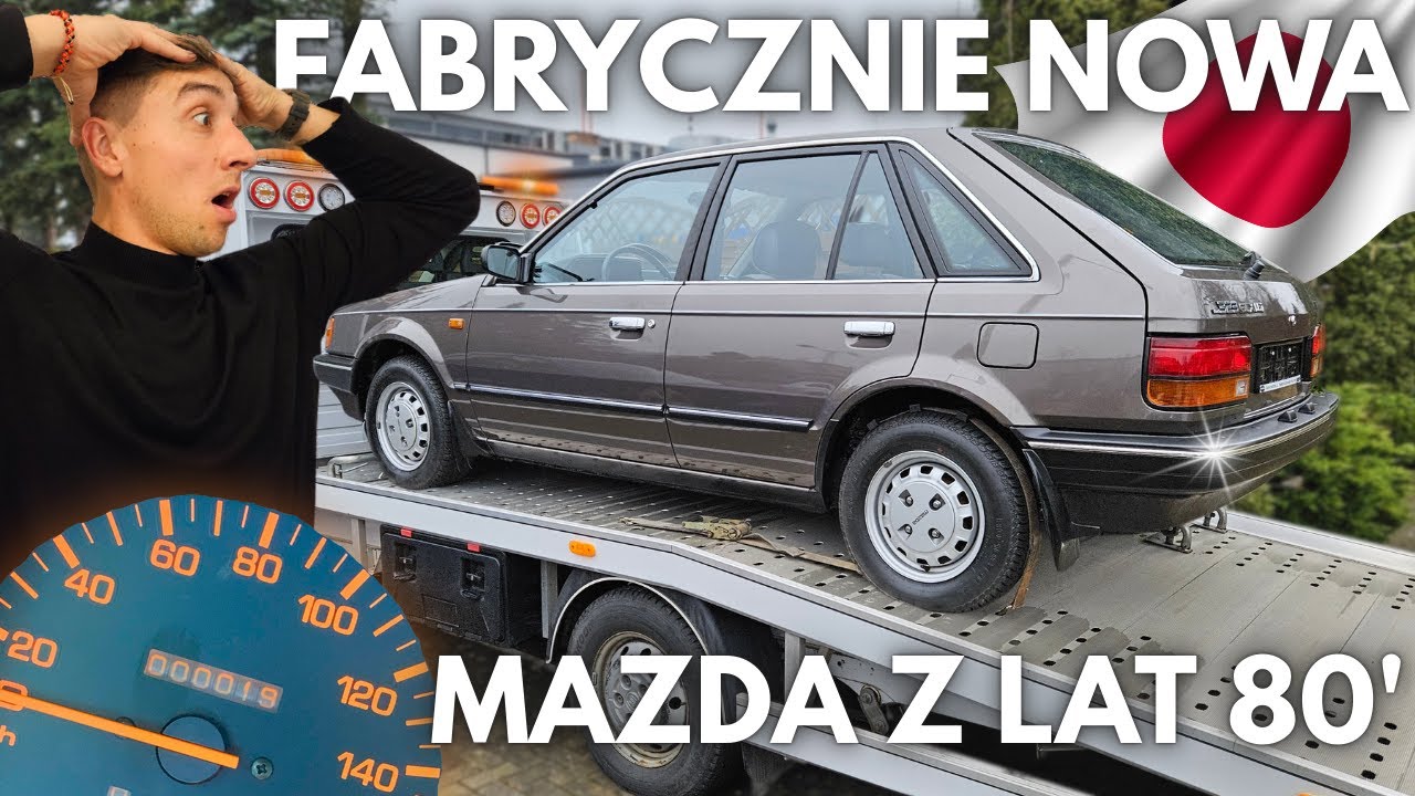 PROSTO Z SALONU - ODBIERAMY MAZDA 323 Z PRZEBIEGIEM 19 KILOMETRÓW