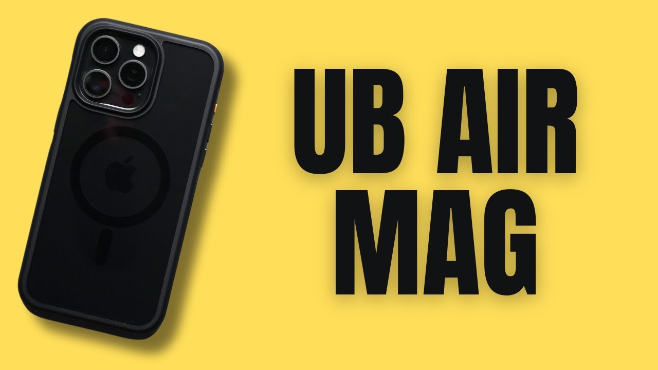 The CLEAR CASE with CRAZY DROP PROTECTION!  - Supcase UB Air Mag for iPhone 15 Pro Max