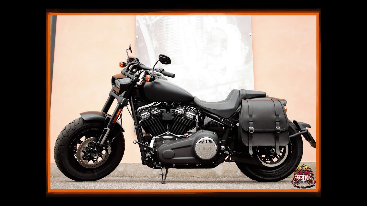 Borsa a Sgancio Rapido per HARLEY-DAVIDSON® FAT BOB® 2018/2022, Guida all'installazione - ENDS CUOIO