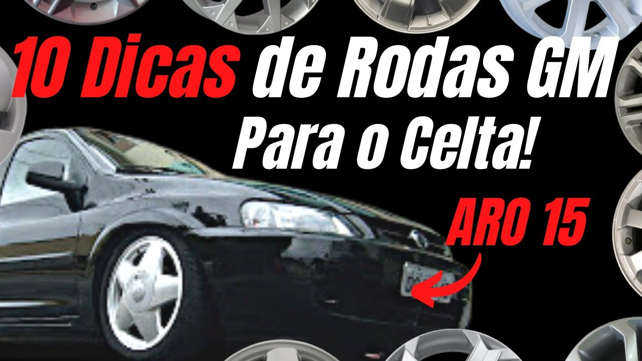 Rodas Aro 15 GM que Ficam Bonitas no Celta, Prisma e Corsa Wind