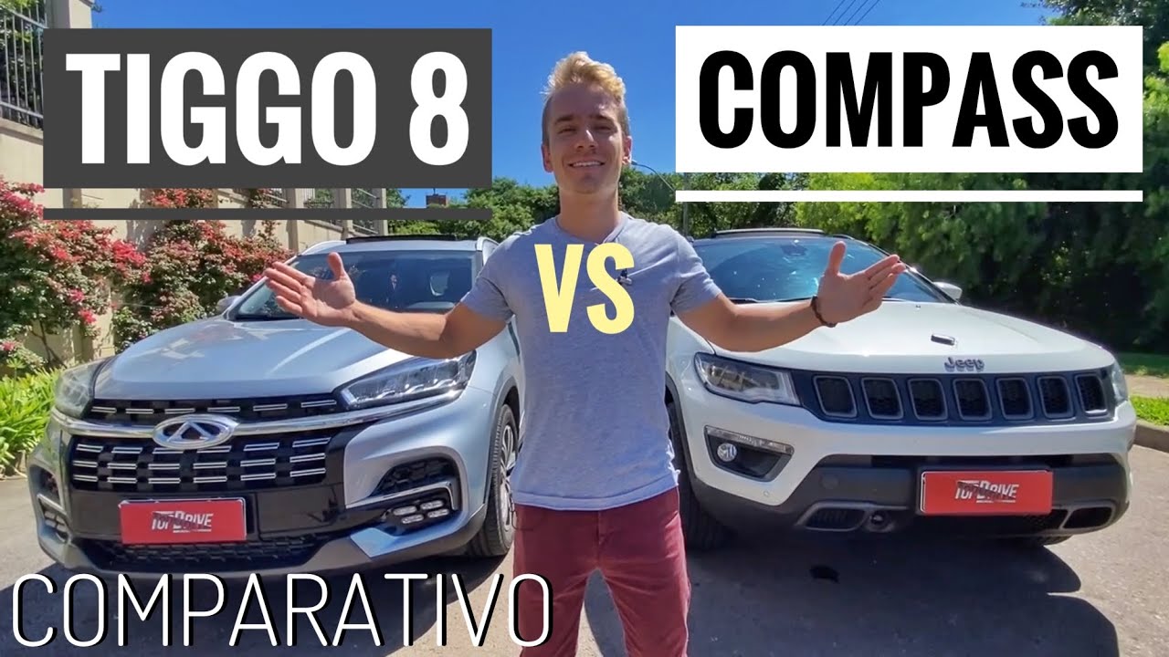 COMPARATIVO: COMPASS VS TIGGO 8. Qual o melhor?