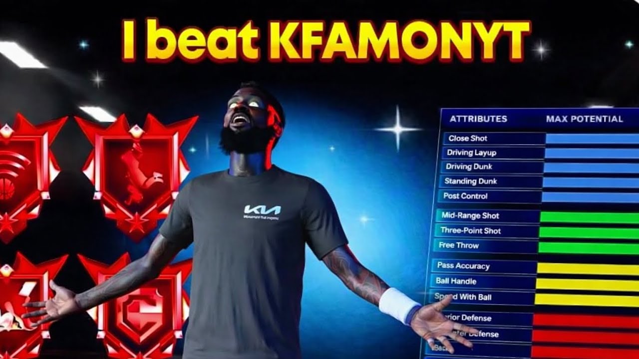 I pulled up on KFAMONYT on the best iso 6,8 build on 2k26 watch to the end 