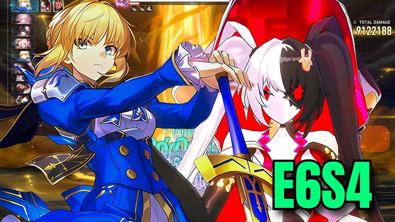 E6S4 Saber 0 CYCLES - King in Check (OFF ELEMENT)  Sparxie Boss | HSR 4.0