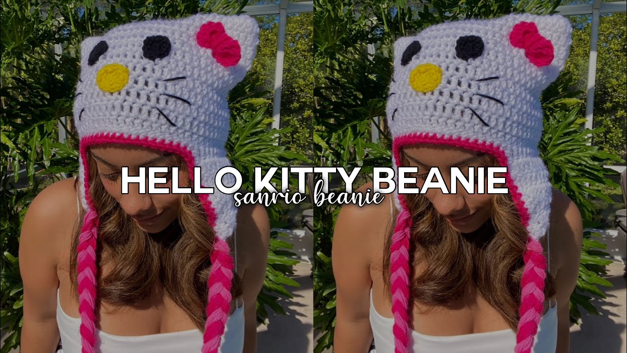 Hello Kitty Beanie | sanrio themed hats — DayannasCreations