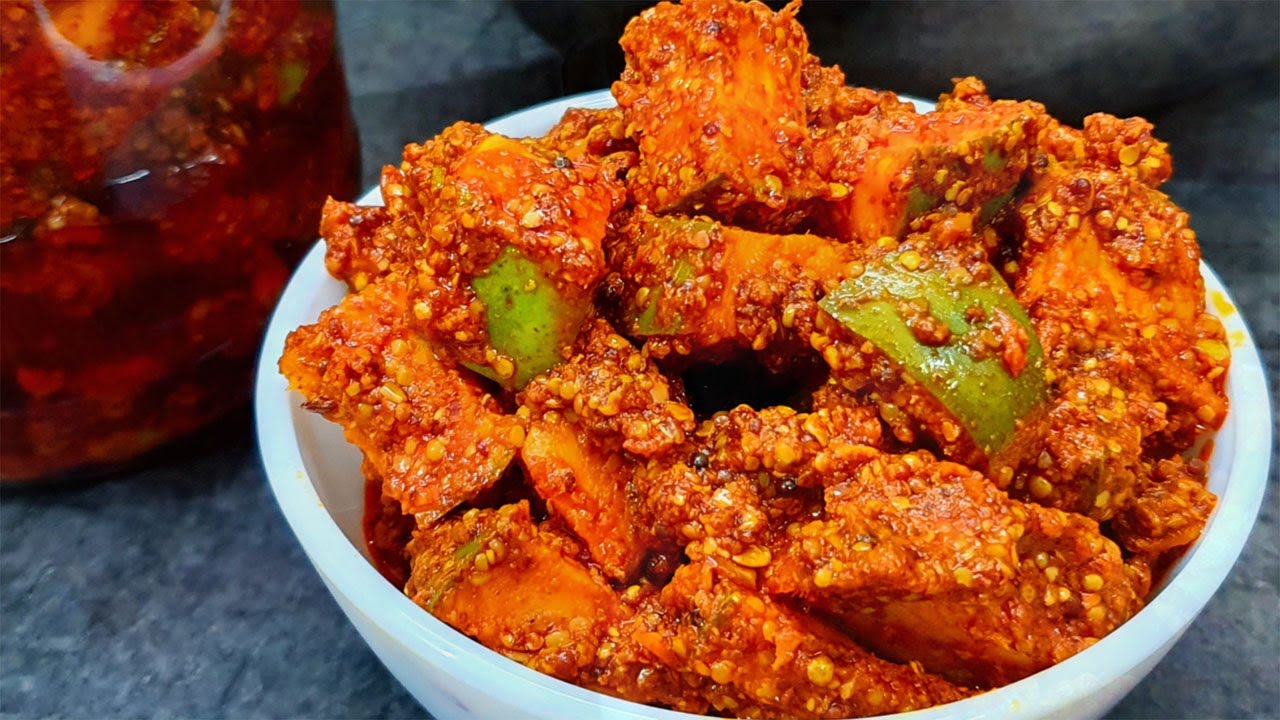 Kairi Ka Achaar | Mango Pickle Maharashtrian Style | Aam Ka Thikha Khatta Achaar