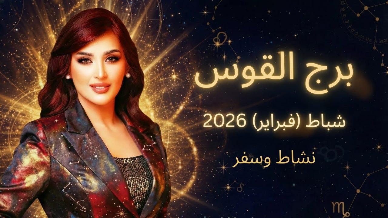 برج القوس: نشاط وسفر وفرص جديدة | توقعات شباط 2026 مع غالية بكفلاوي