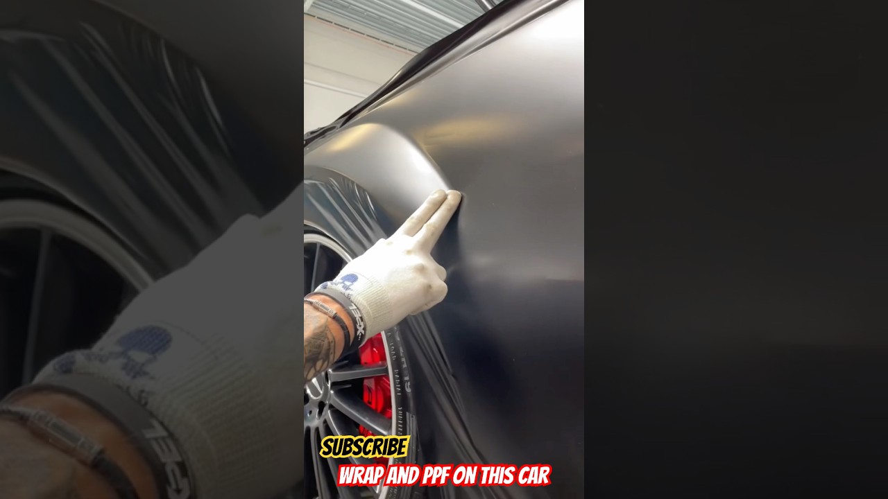Dry and wet apply application #carwrap #vinylwrap #vinylwrap #wrap #wrappingcars #shorts #vinyl
