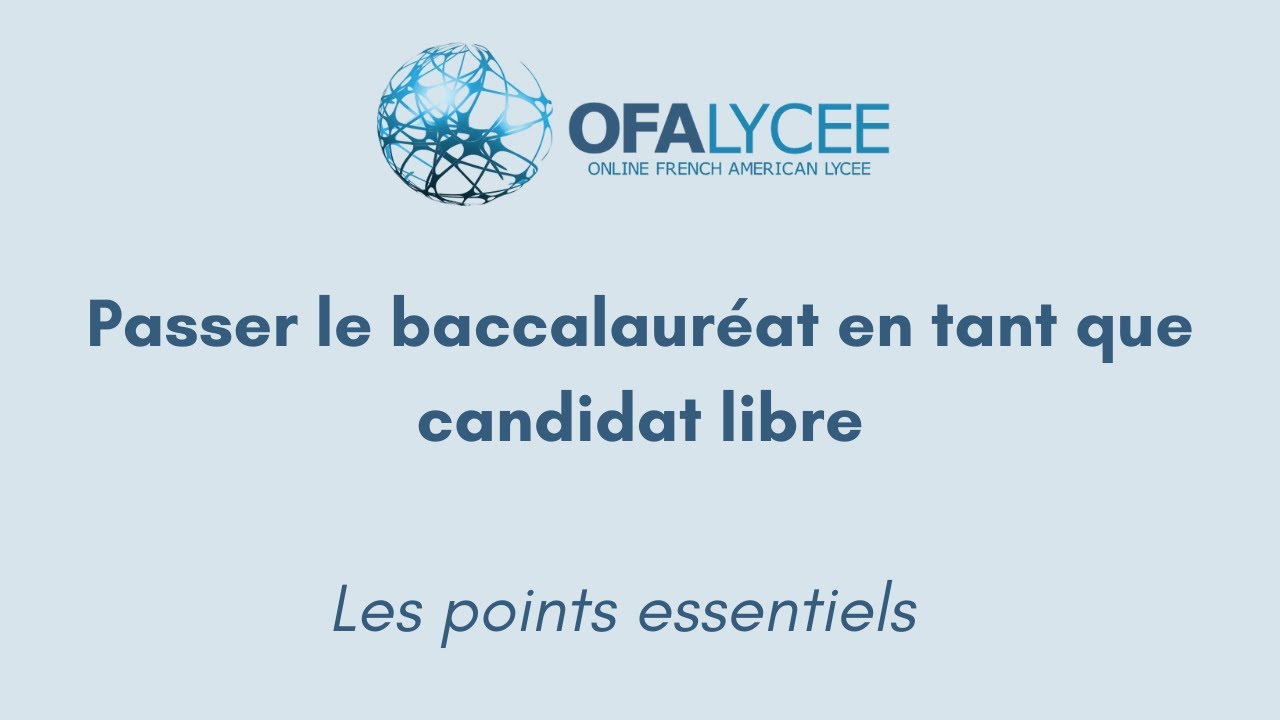 OFALycée : passer le bac en tant que candidat libre