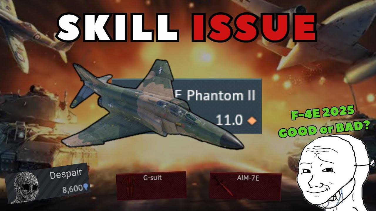 [STOCK] Grinding the F-4E Phantom in 2025 | Major Skill Issue (Part1)