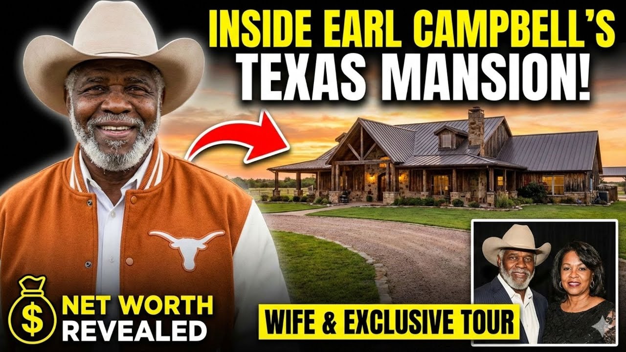 Inside Earl Campbell’s Texas Life: Net Worth, House Tour & Wife Reuna Smith